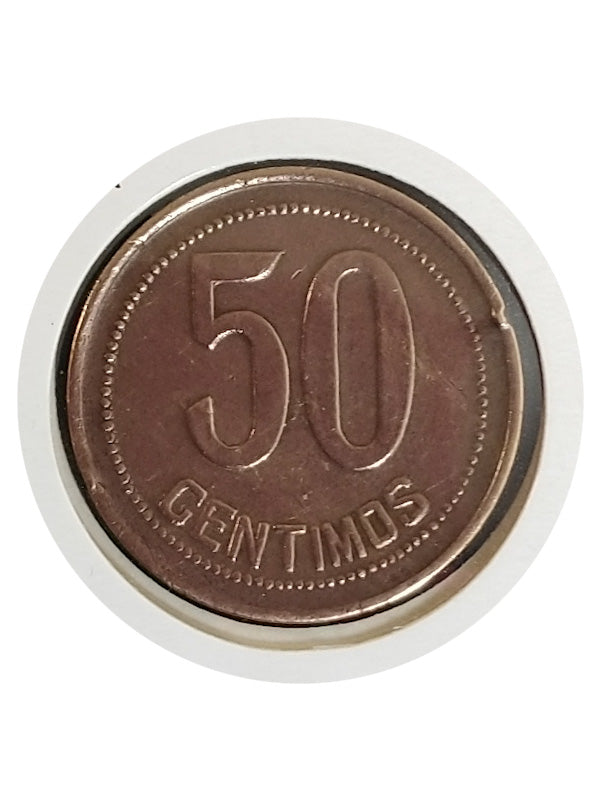 Moneda 50 céntimos 2ª. República 1937