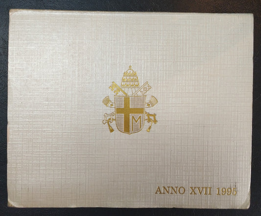 Cartera Vaticano 1995 Oficial Liras Juan Pablo II