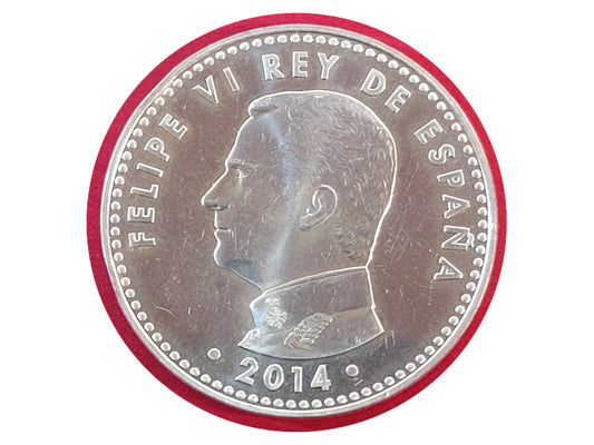 Moneda plata 30€ Felipe VI 2014 SC