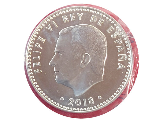 Moneda plata 30€ Felipe VI 2018 50 Aniversario de S.M. el Rey Felipe VI SC
