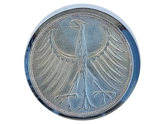 Moneda plata 5 Marcos Alemania 1971 EBC