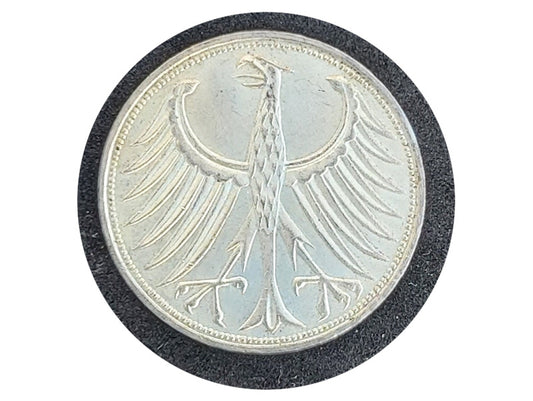 Moneda plata 5 Marcos Alemania 1972 MBC