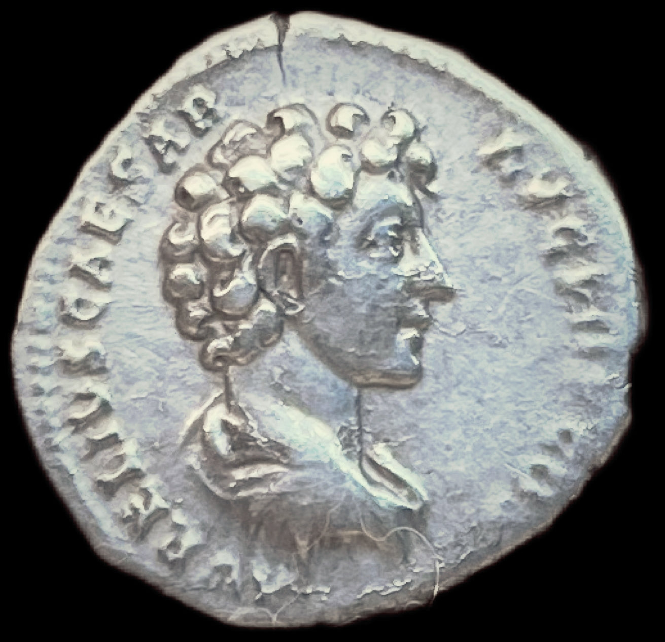 Denario Antonino Pío y Marco Aurelio