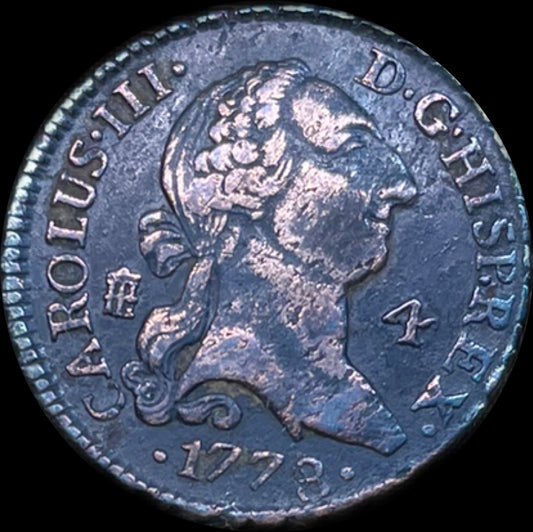 4 Maravedís Carlos III Segovia
