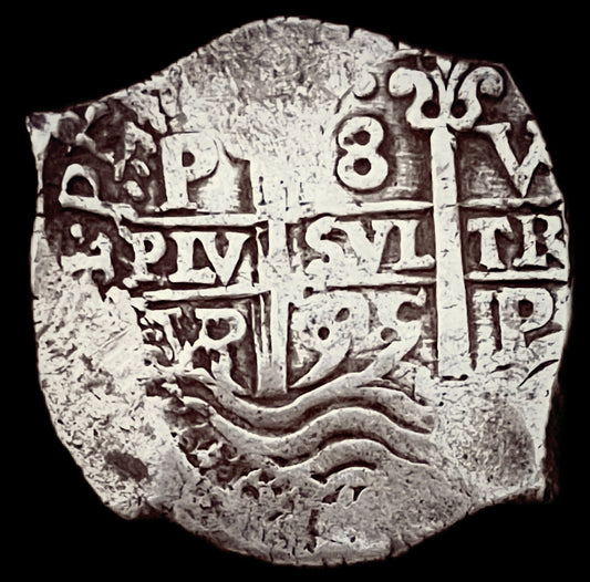 8 Reales Carlos II Potosí