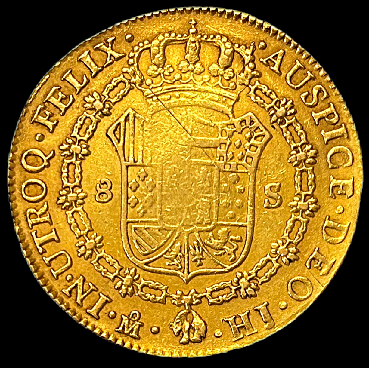 8 Escudos Fernando VII México