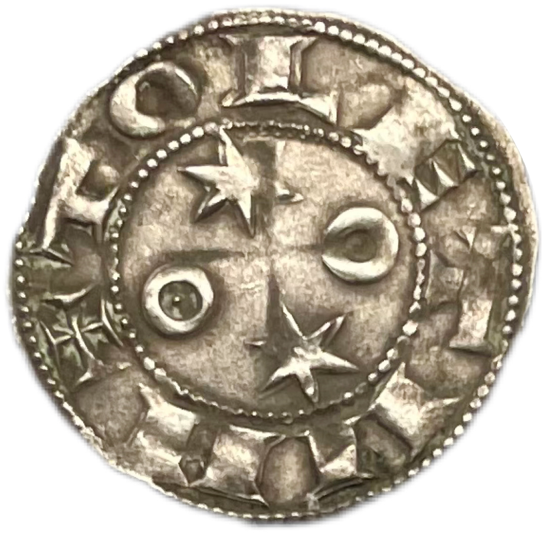 Dinero de vellón Alfonso VI Toledo