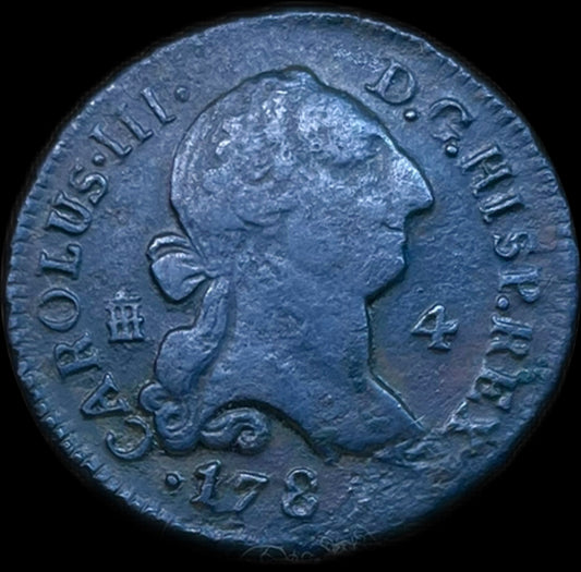4 Maravedís Carlos III Segovia