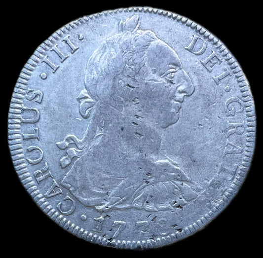 8 Reales Carlos III Nueva Guatemala