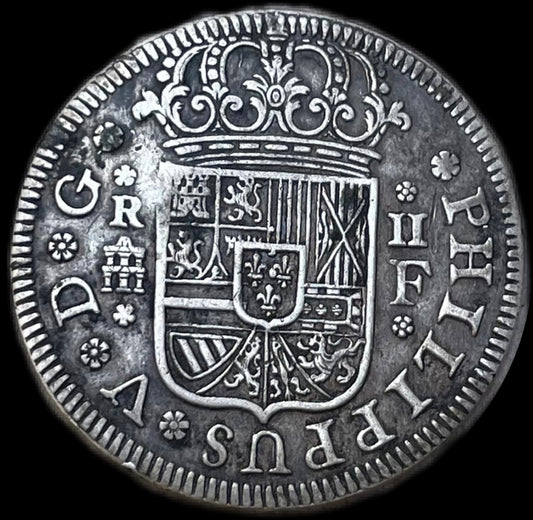 2 Reales Felipe V Segovia