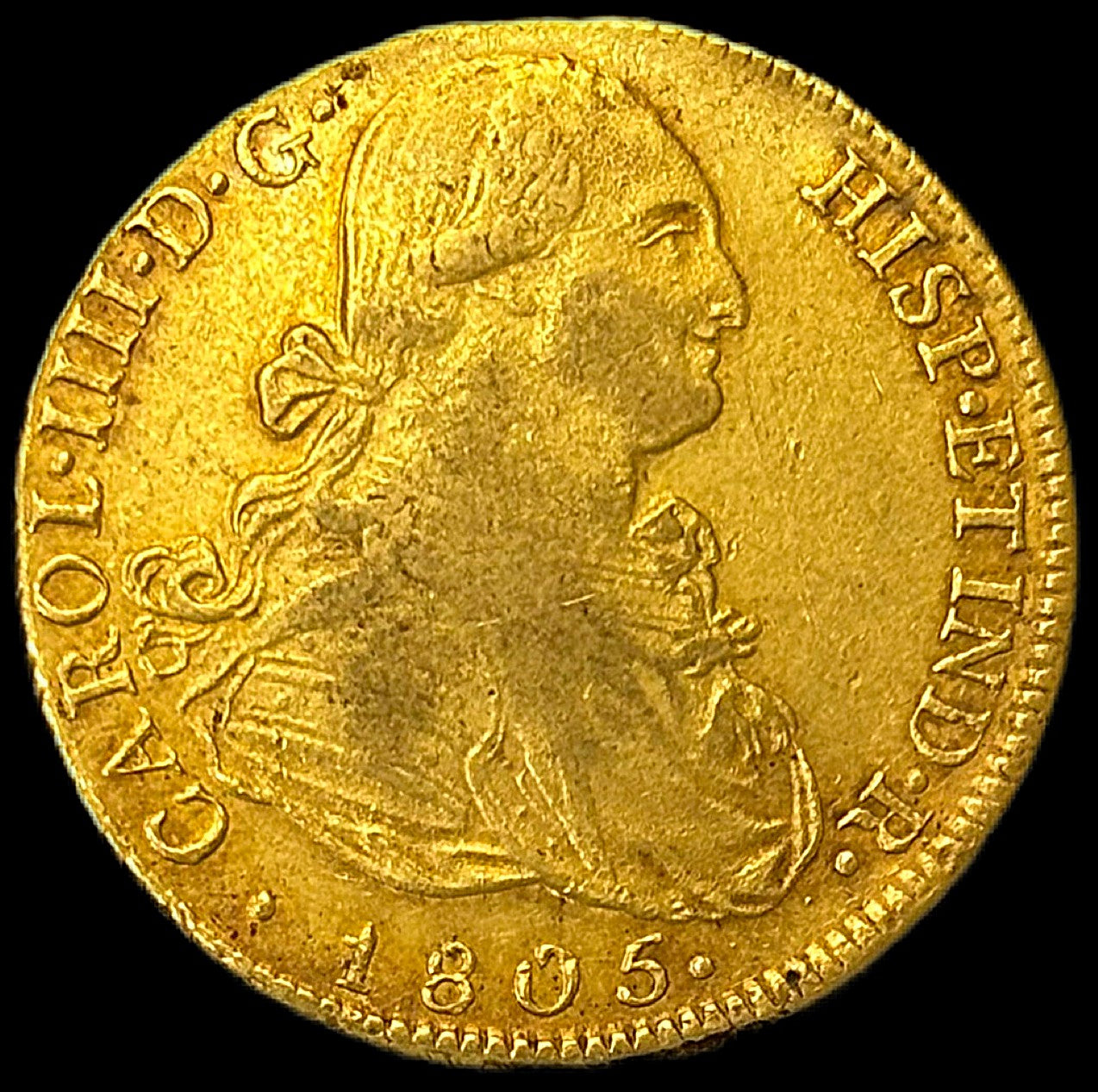 8 Escudos Carlos IV Lima