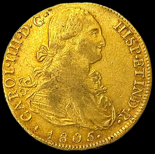 8 Escudos Carlos IV Lima