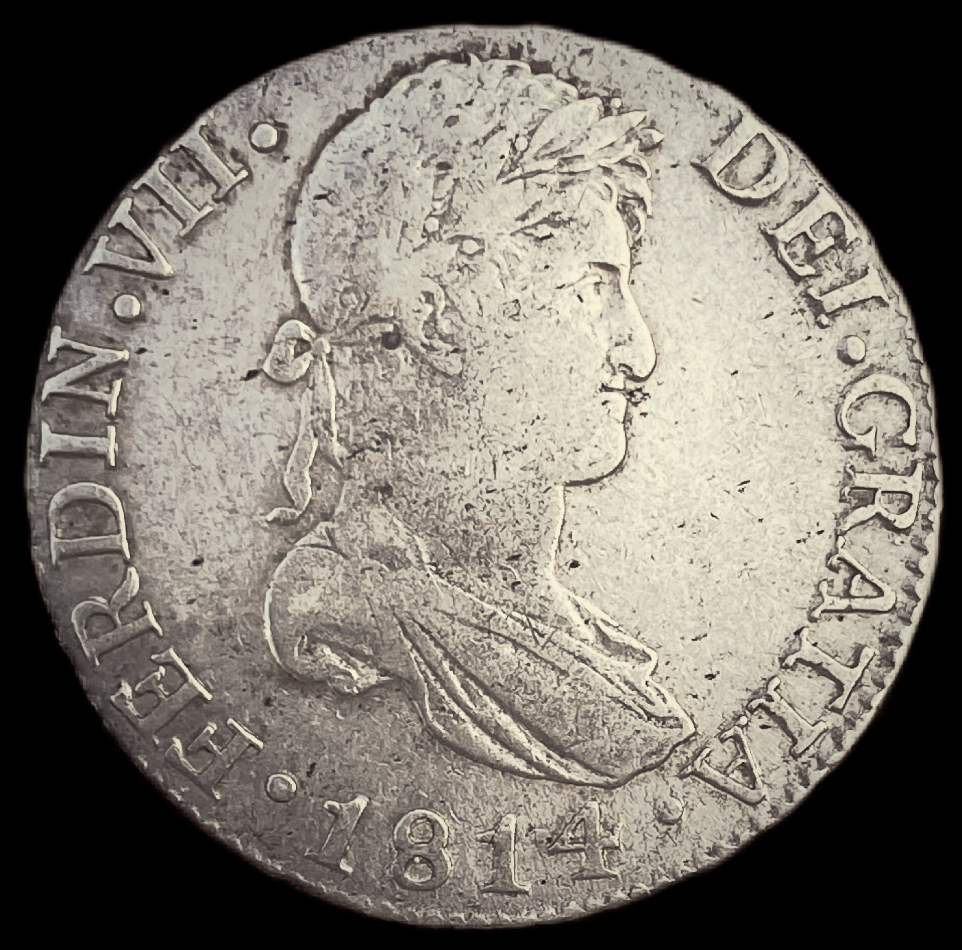 8 Reales Fernando VII Cádiz