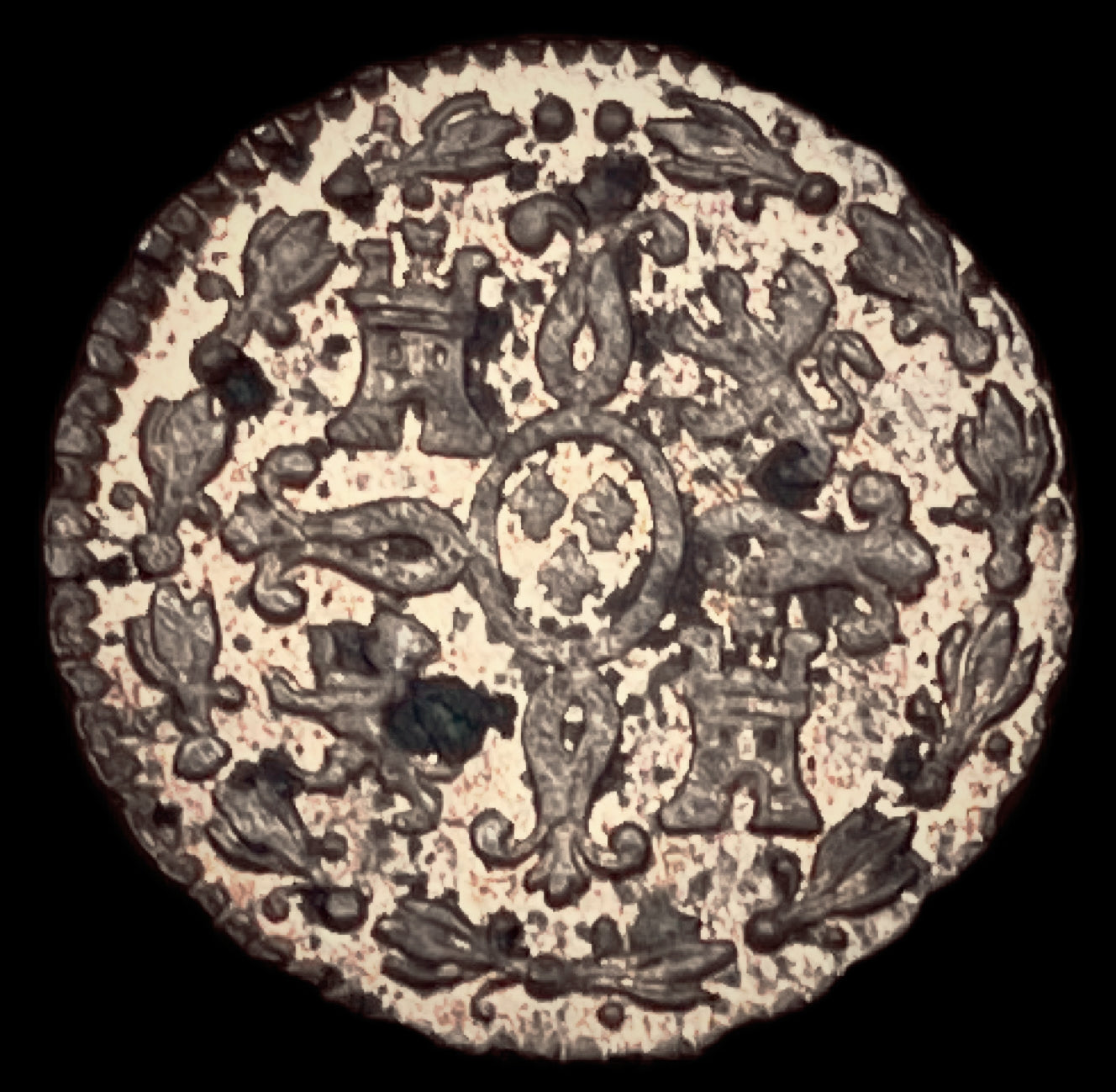 2 Maravedís Fernando VII Segovia