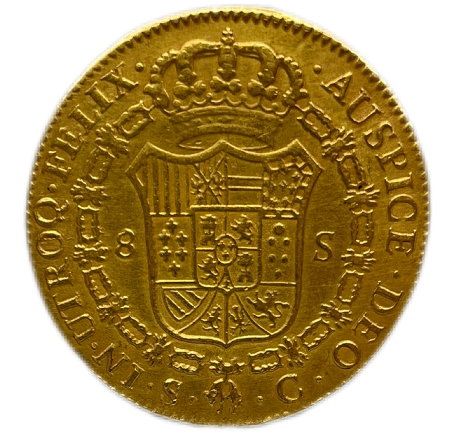 8 escudos Carlos III Sevilla