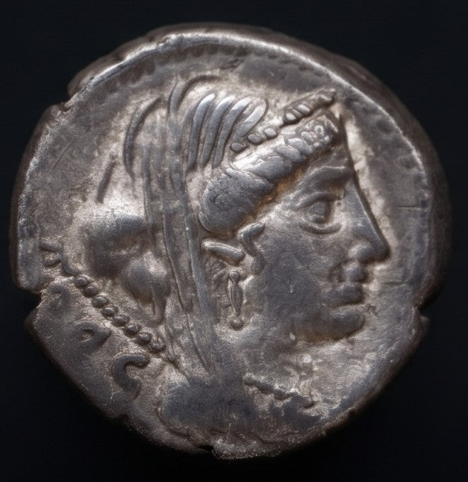 Denario Gens Rubria Roma