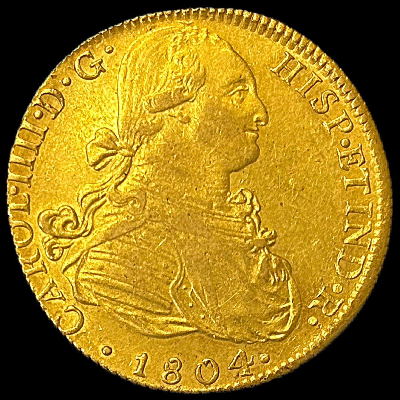 8 Escudos Carlos IV Lima