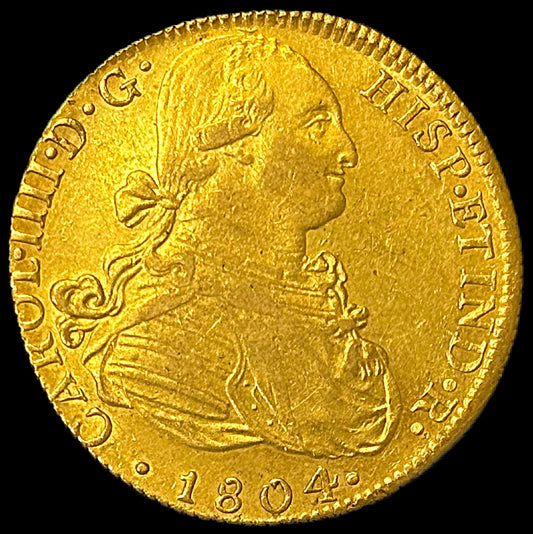 8 Escudos Carlos IV Lima