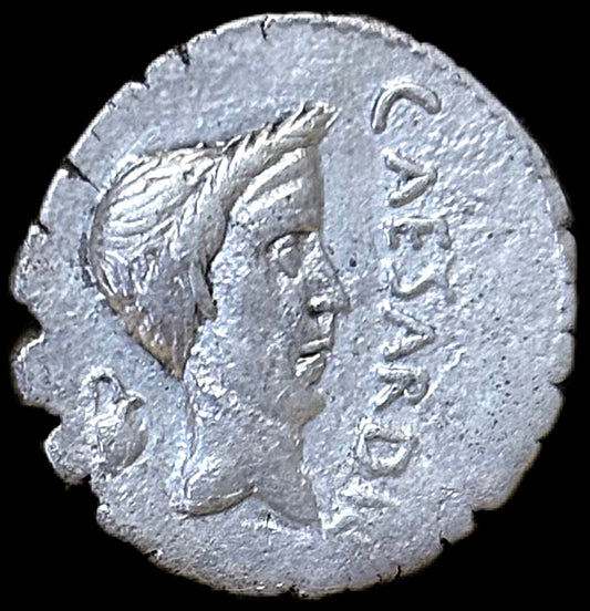Denario Julio Cesar y Marco Antonio