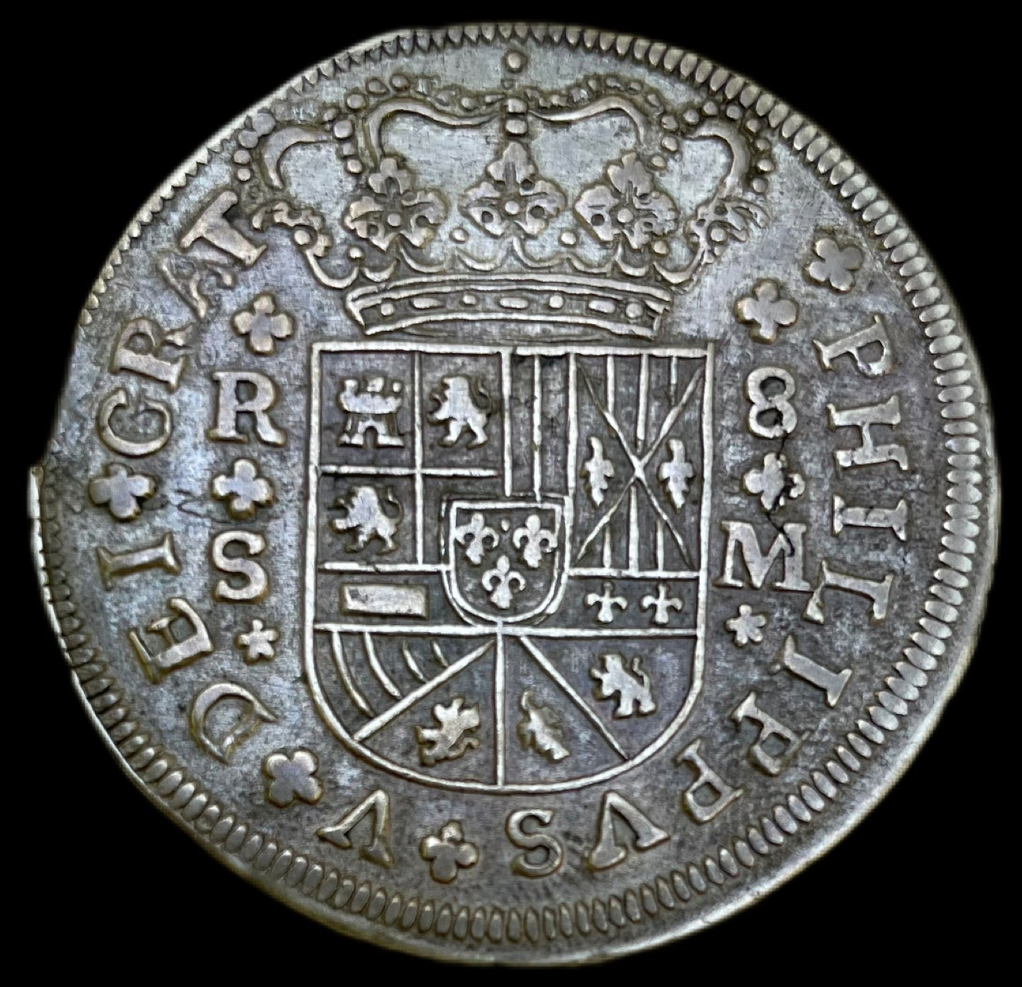 8 Reales Felipe V Sevilla