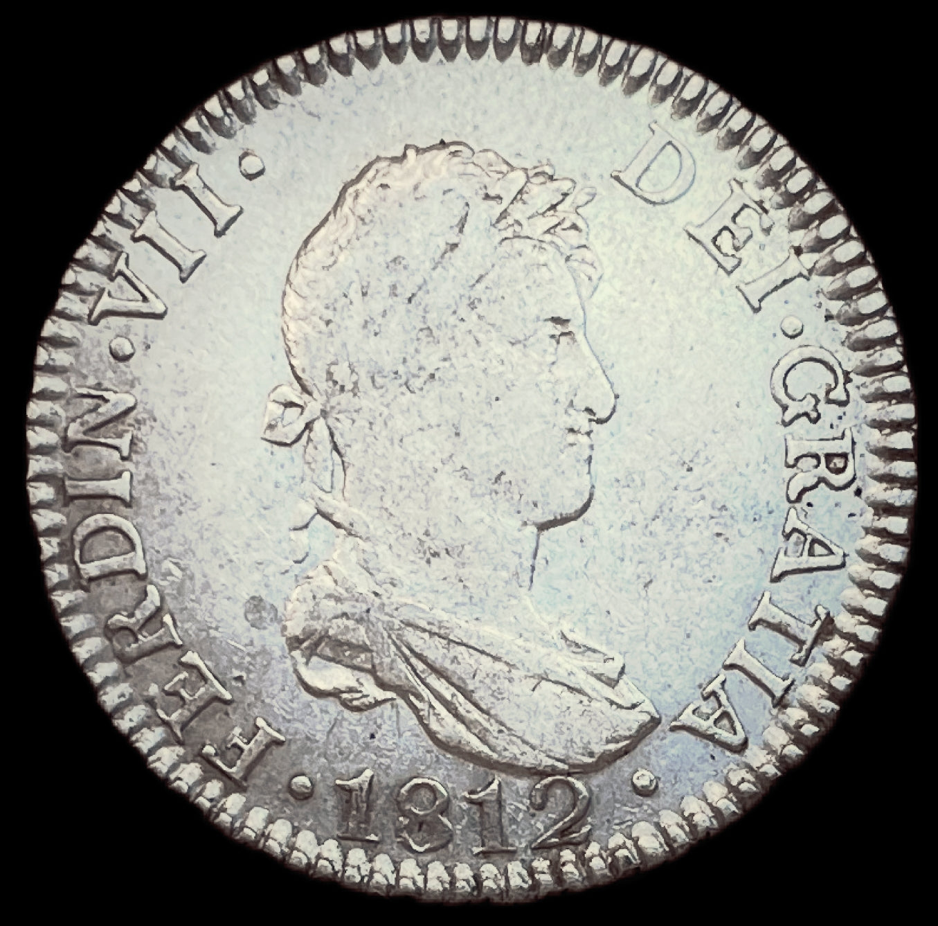 2 Reales Fernando VII Cádiz