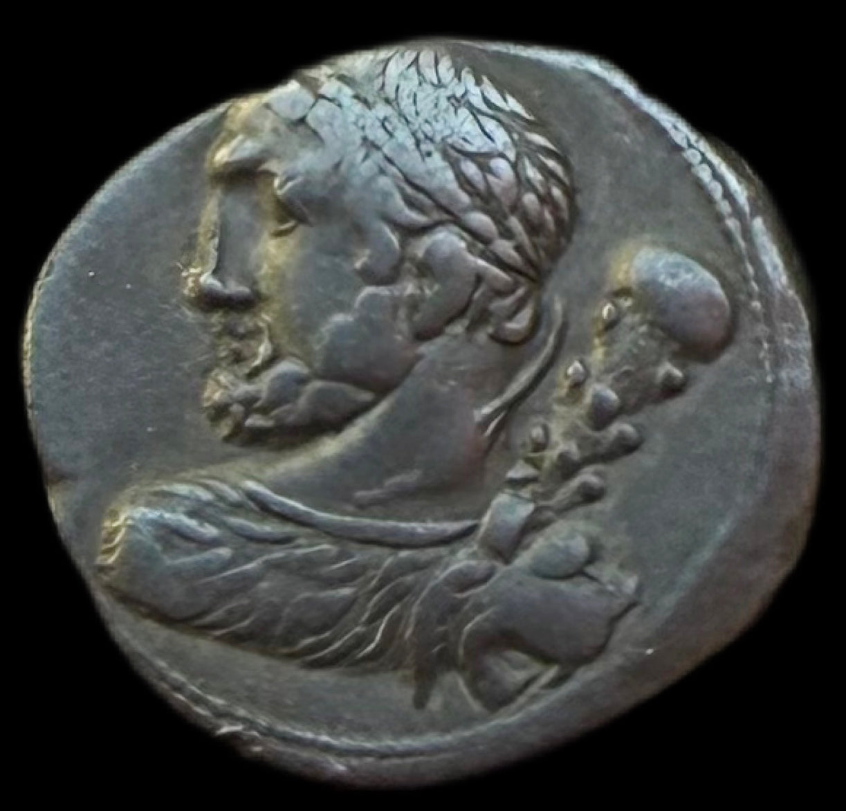 Denario Republicano Tiberio Quincio