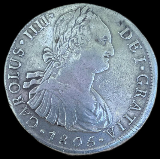 8 Reales Carlos IV Lima