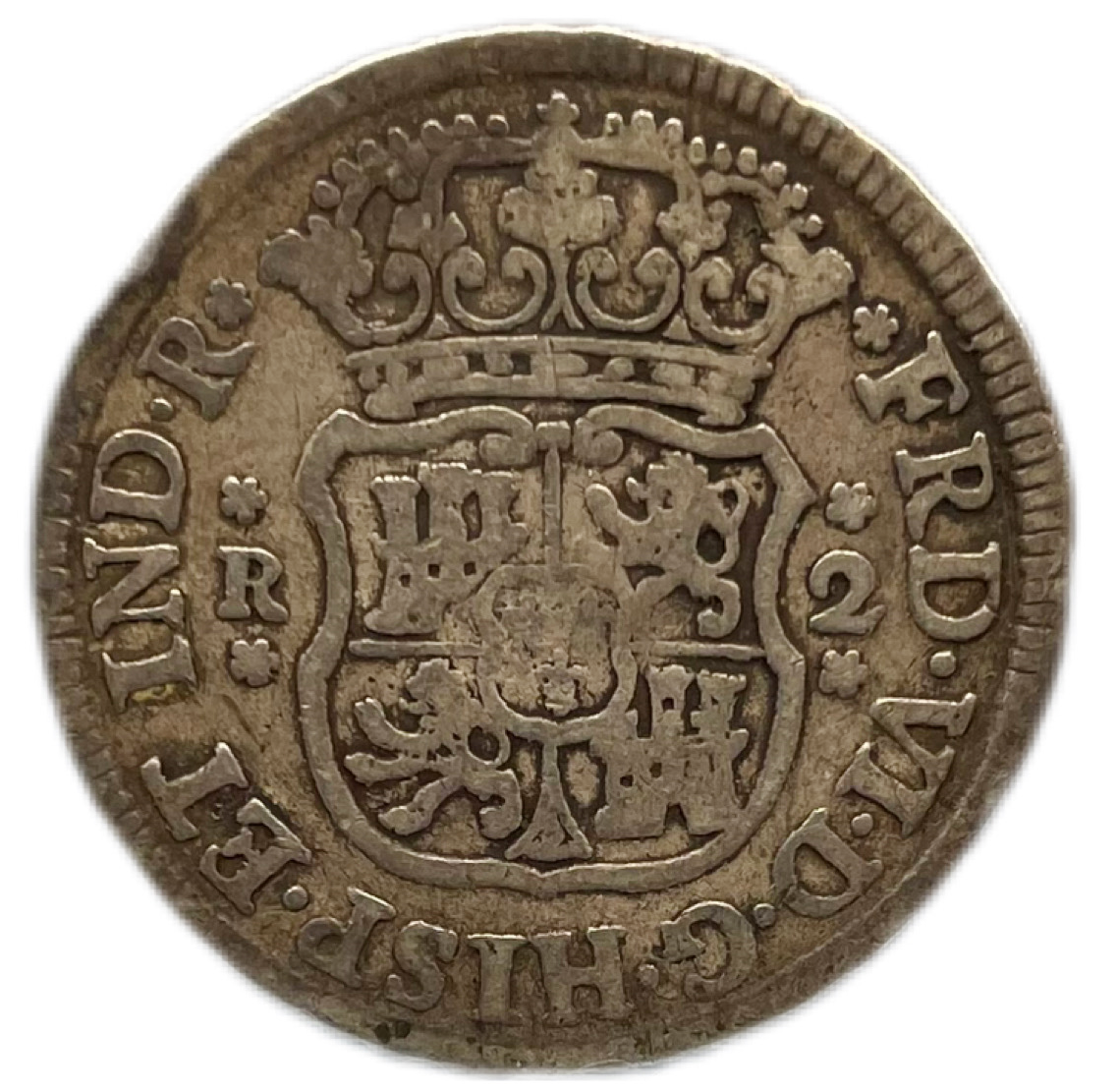 2 Reales Fernando VI México