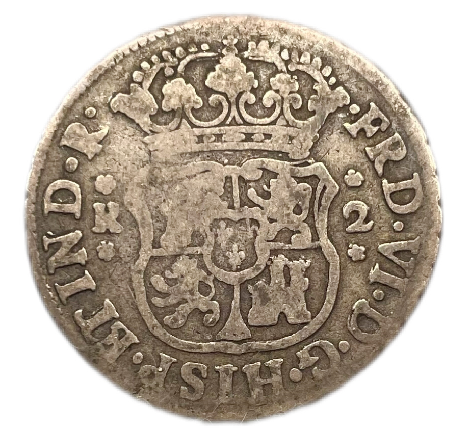 2 Reales Fernando VI México