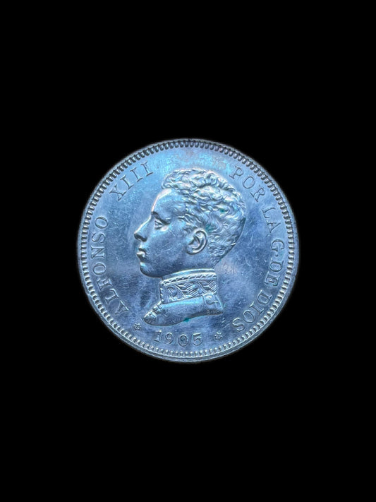 2 Pesetas Alfonso XIII Madrid