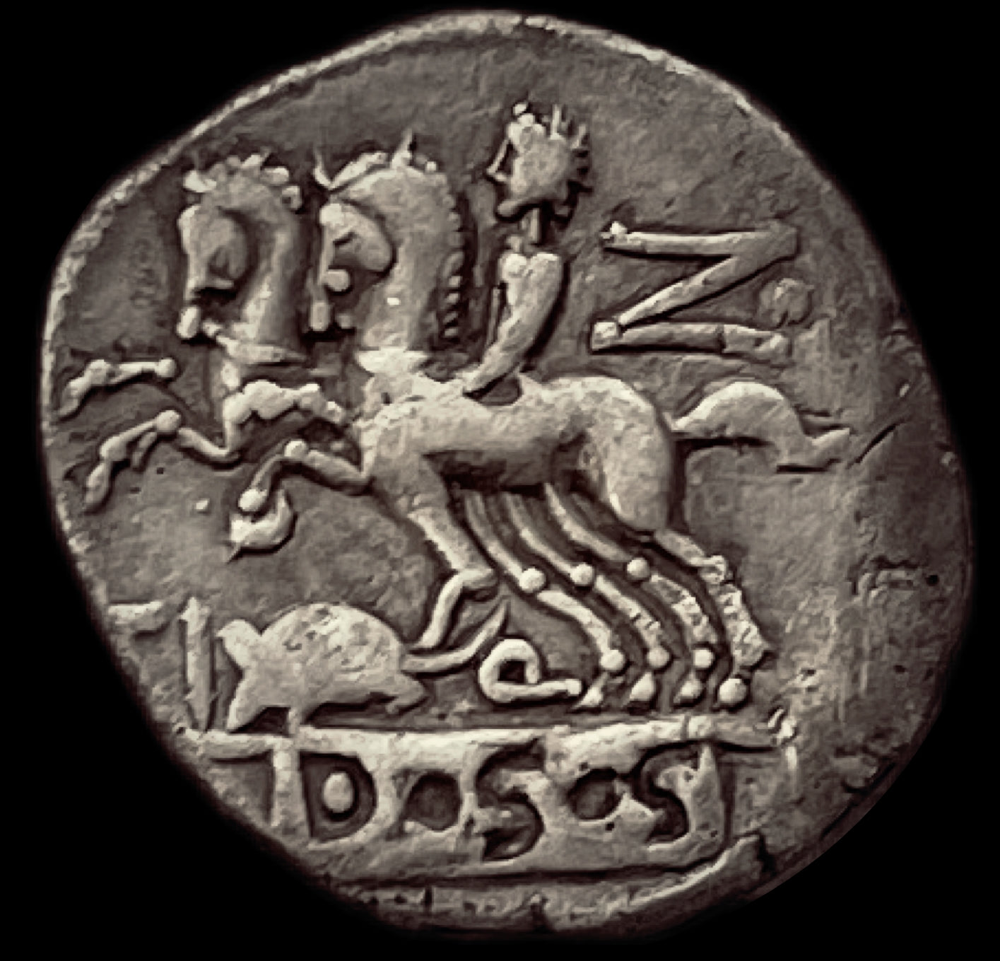 Denario Republicano Tiberio Quincio