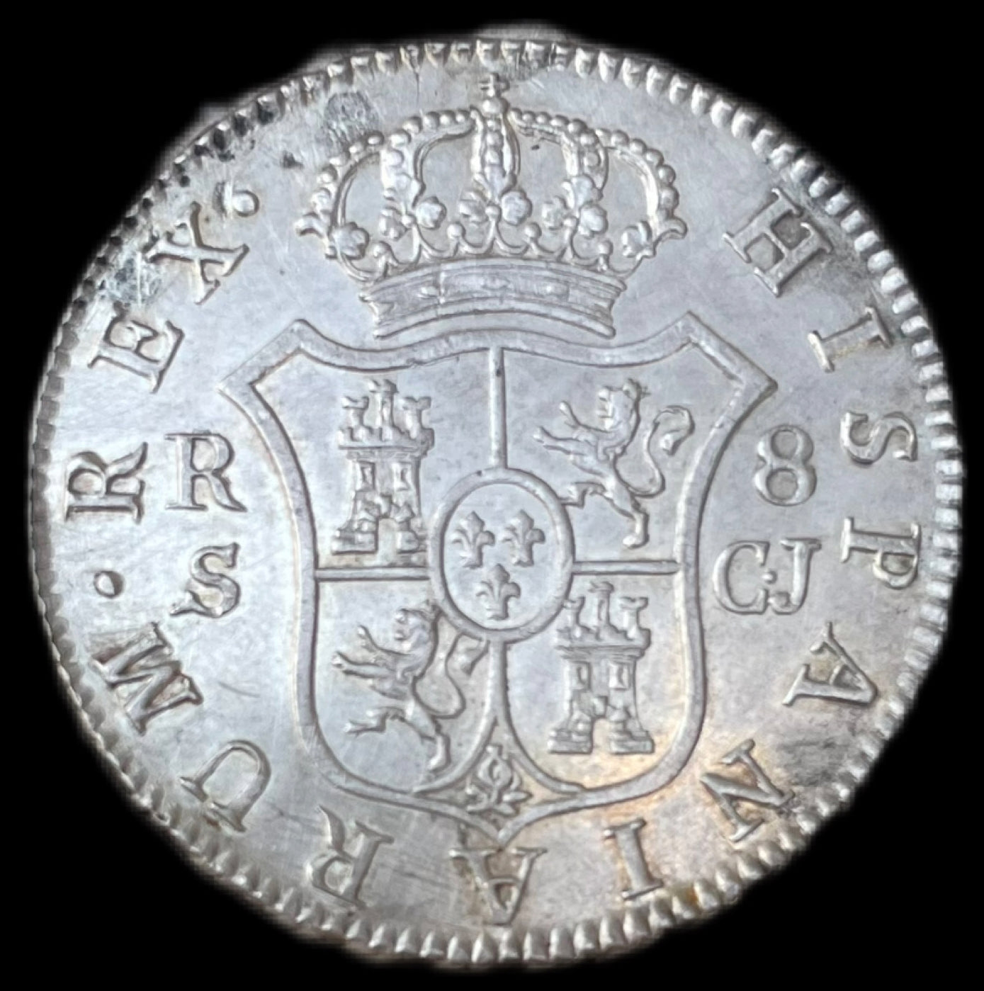 8 Reales Fernando VII Sevilla