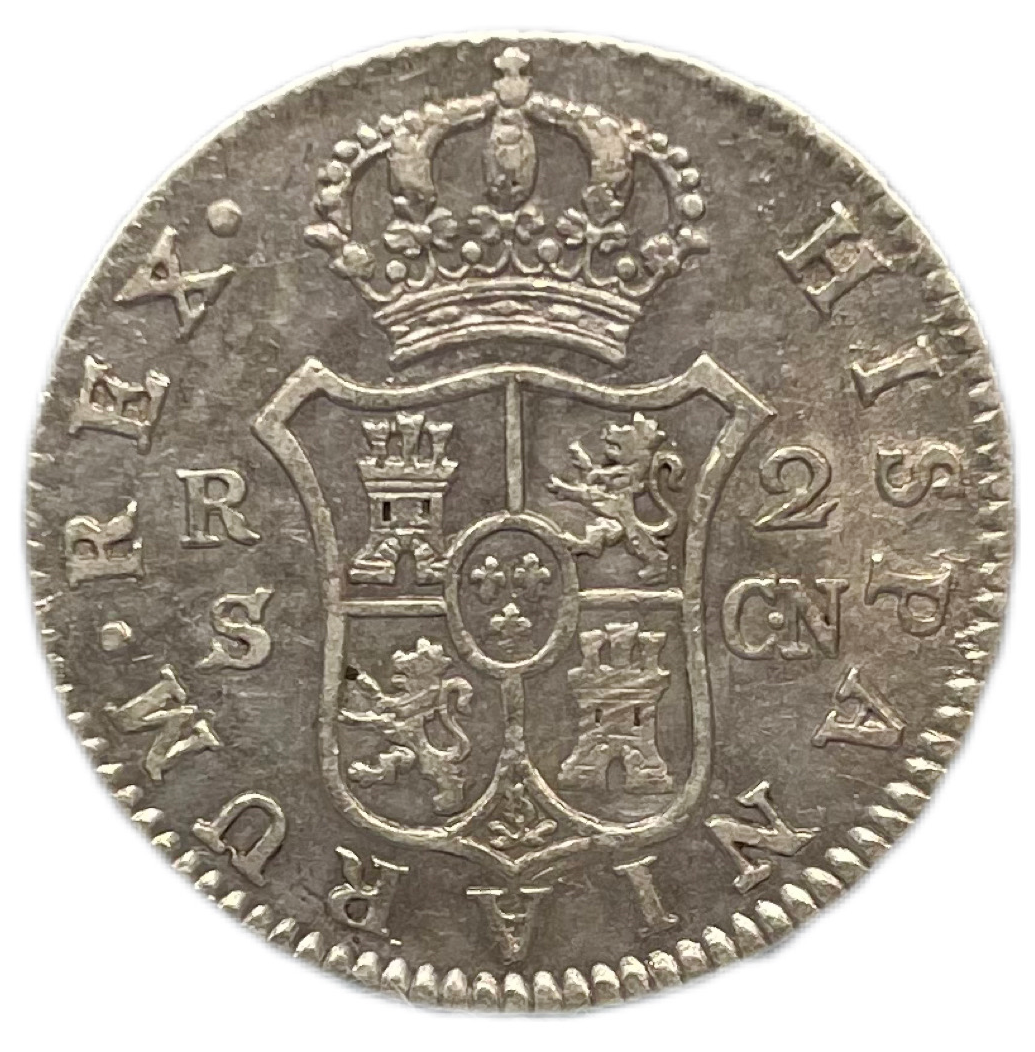 2 Reales Carlos IV Sevilla