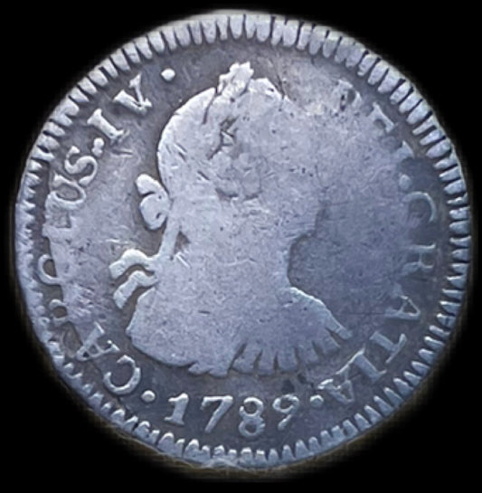1 Real Carlos IV Nueva Guatemala