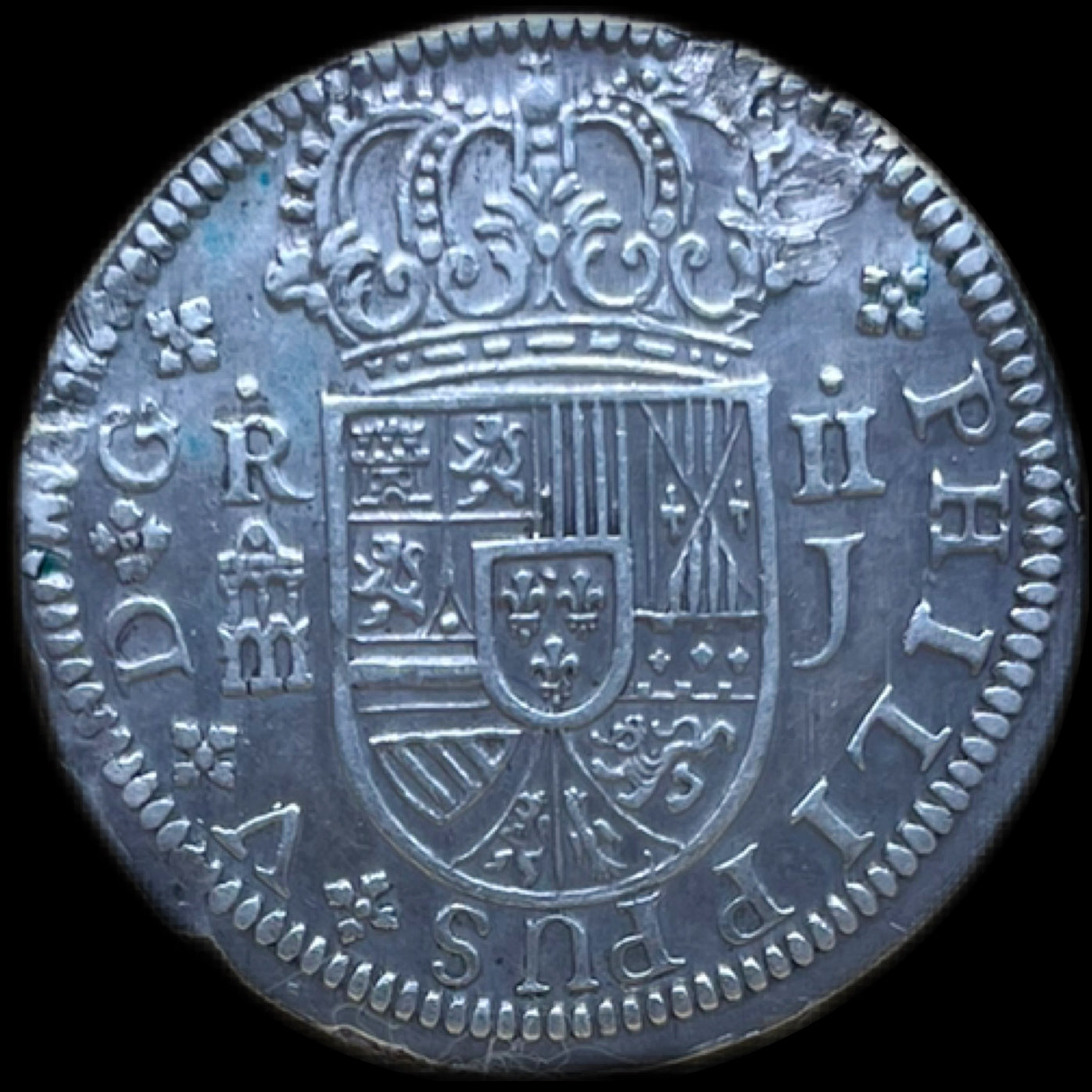 2 Reales Felipe V Segovia