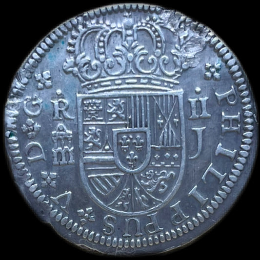 2 Reales Felipe V Segovia