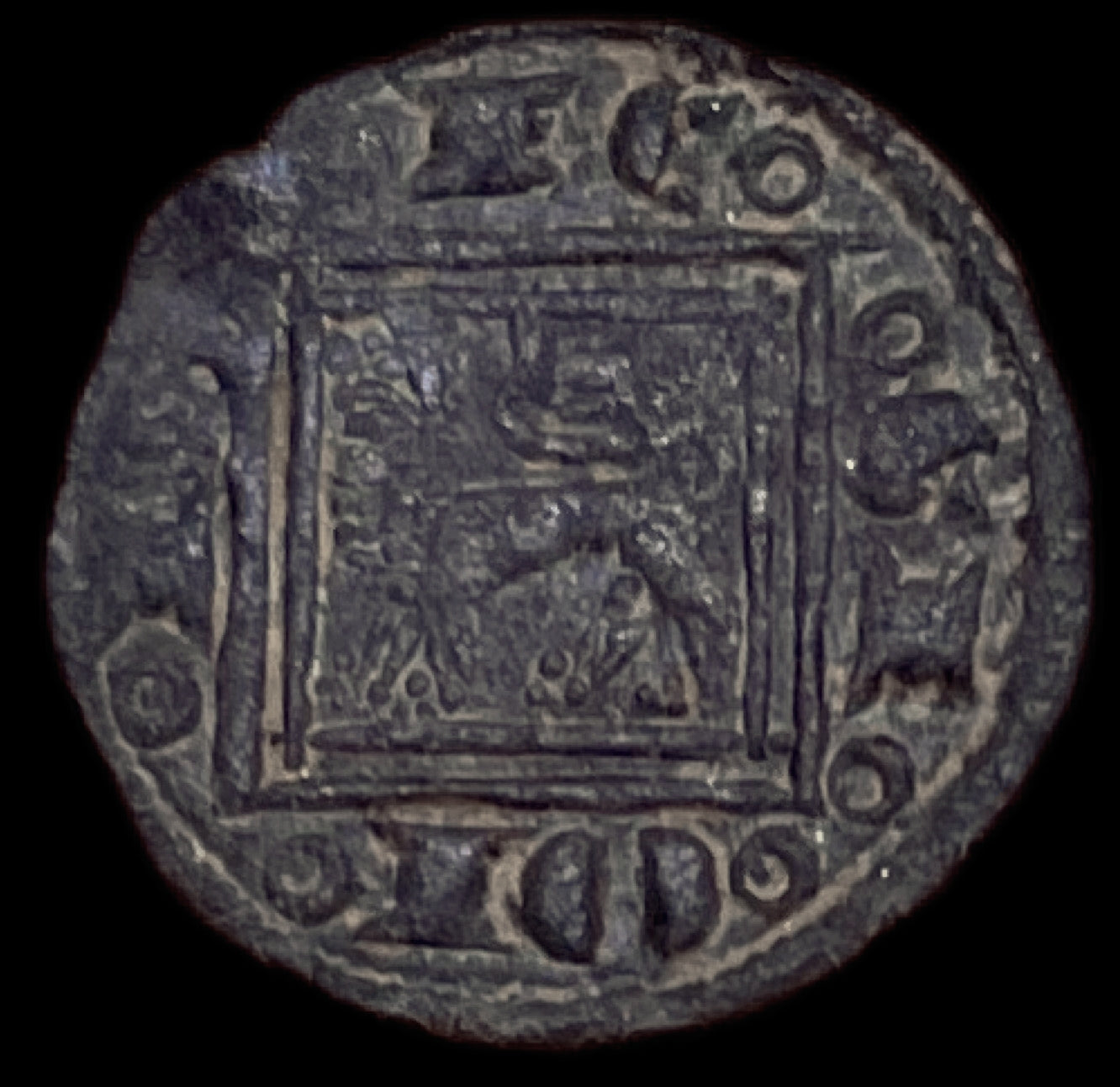 Pugesa Alfonso X sin ceca