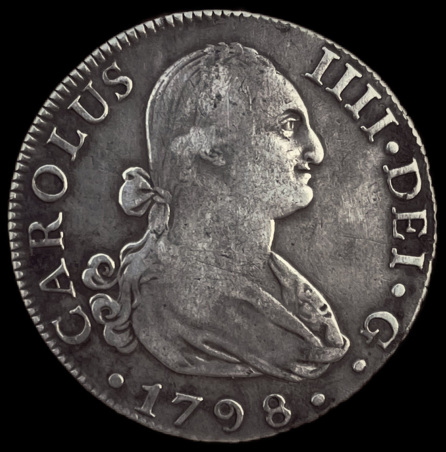 8 Reales Carlos IV Sevilla