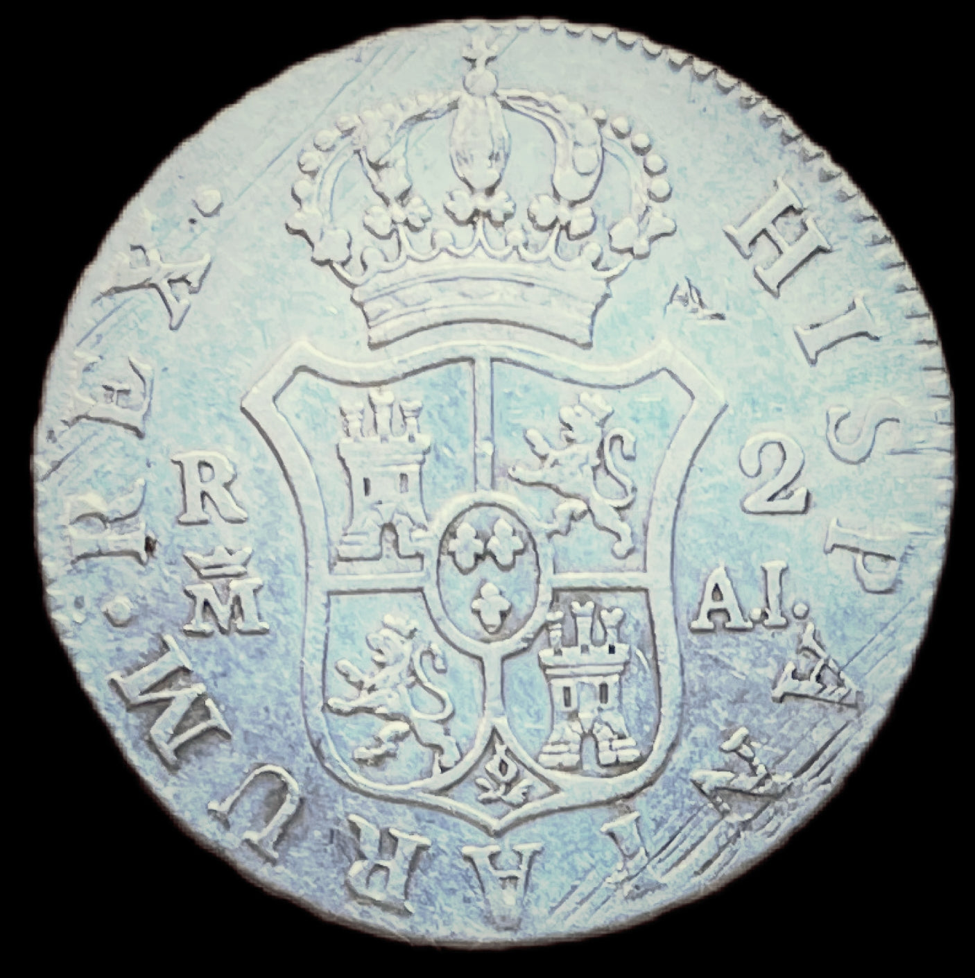2 Reales Carlos IV Madrid