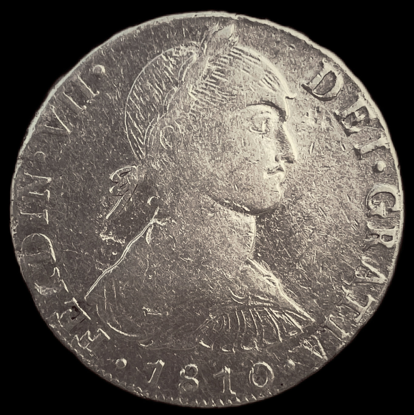 8 Reales Fernando VII Lima