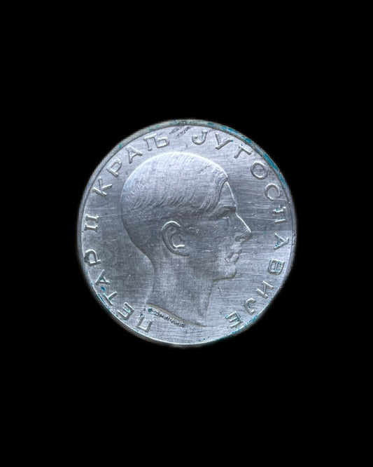 50 Dinares Pedro II Yugoslavia