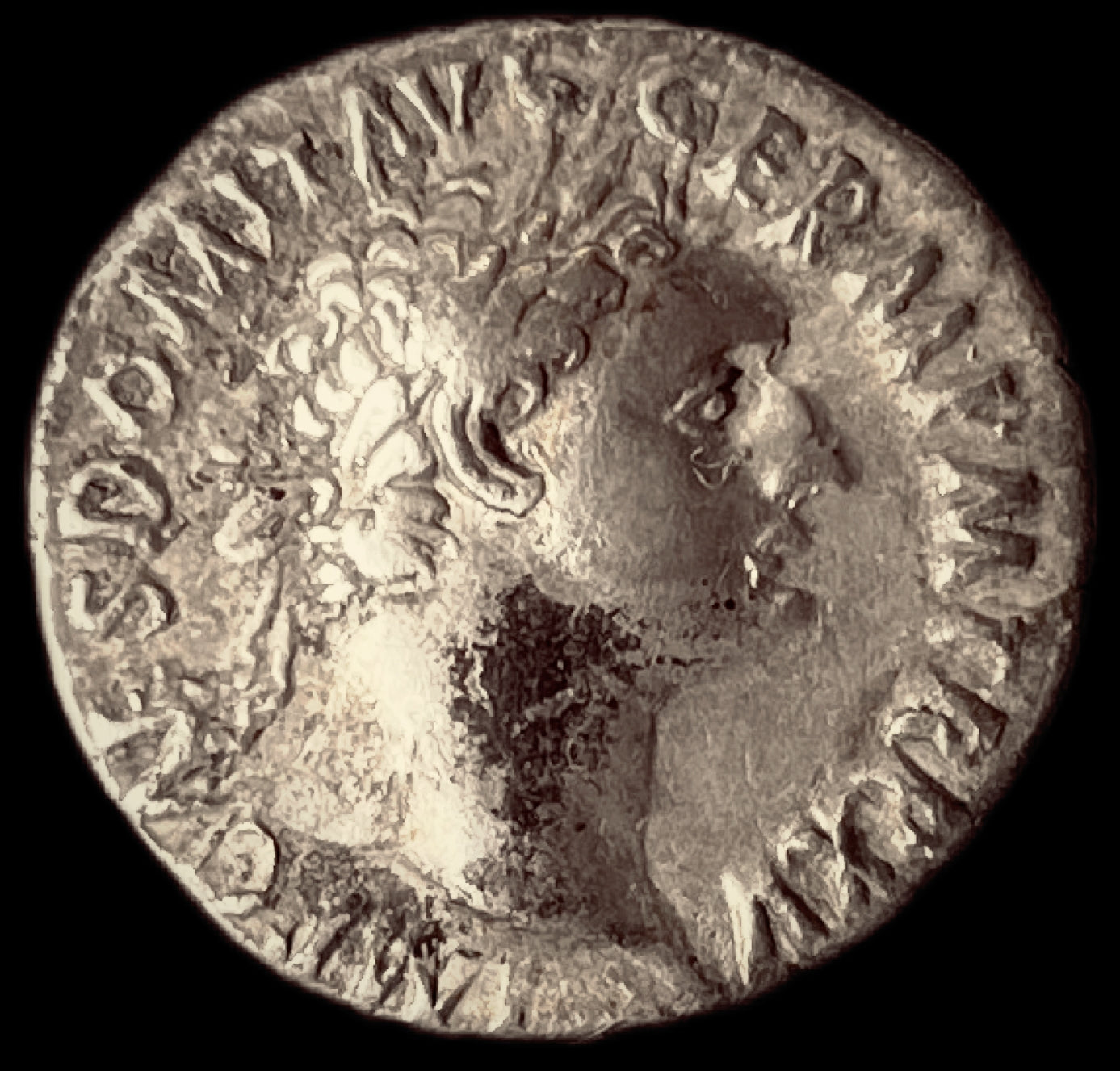 Denario imperial Domiciano