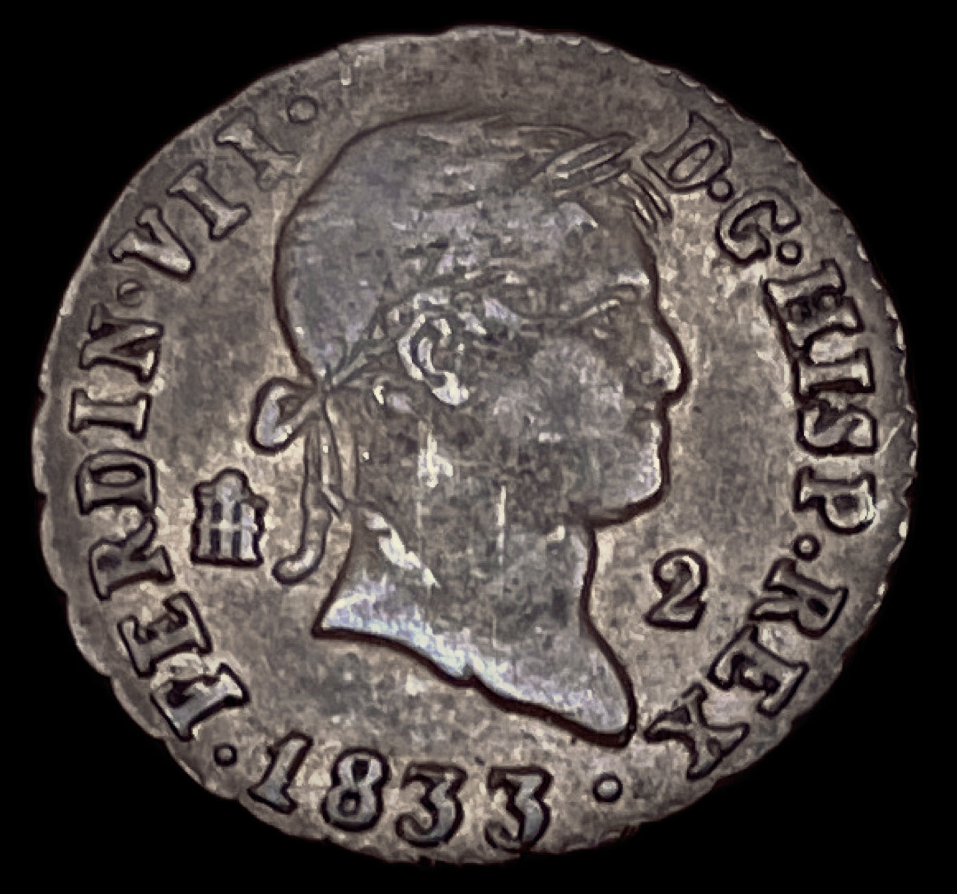 2 Maravedís Fernando VII Segovia