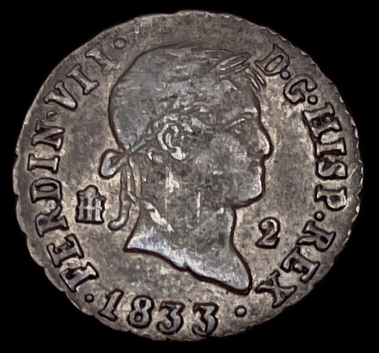 2 Maravedís Fernando VII Segovia