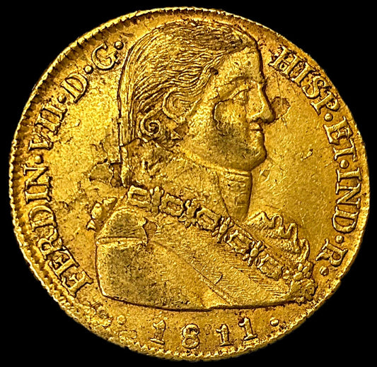 8 Escudos Fernando VII Santiago