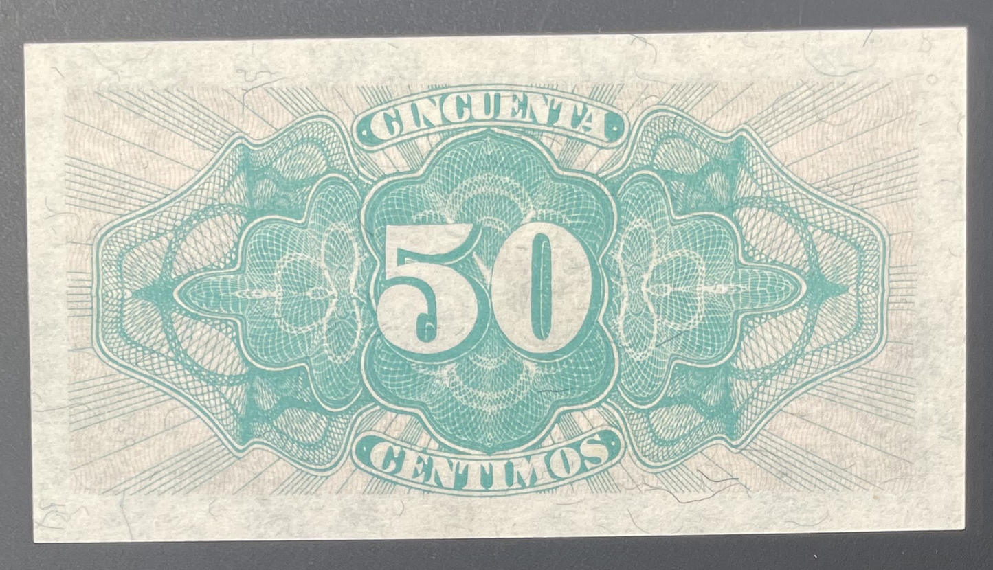 Billete 50 céntimos emisión 37