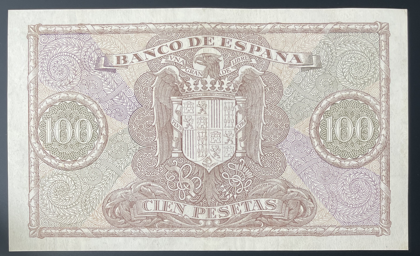 Billete 100 pesetas 9 de enero 1940