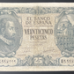 Billete 25 pesetas 9 de enero 1940