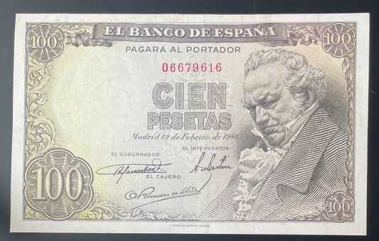 Billete 100 pesetas 19 de febrero 1946