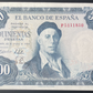 Billete 500 pesetas 22 de julio 1954